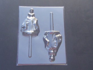 236sp Princess Cindy Chocolate or Hard Candy Lollipop Mold